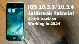 iOS 10.3.3/10.3.4 Jailbreak Tutorial (32-bit) (Working 2024) (iPhone 5, iPhone 5c, iPad 4)