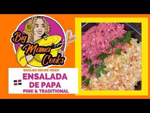 Dominican-Style Potato Salad *Traditional & Pink* #bigmamacooks