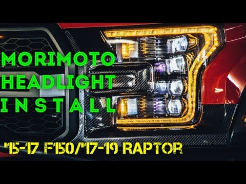 Morimoto Headlight Install on the Gen2 Ford F150 Raptor (2017-2019) and (2015-2018 Ford F150)