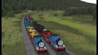 THOMAS TOMY PLARAIL FRIENDS IN APPEN WORLD - ACCIDENT CONTINUE TO HAPPEN - TRAINZ RAILROAD SIMULATOR