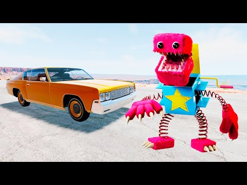 Escape From The Boxy Boo | Project Playtime | Car Ride Chase | BeamNG Drive #54