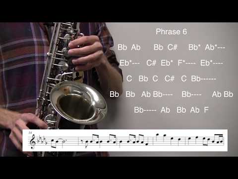 Counting Stars by OneRepublic - Alto Saxophone Tutorial