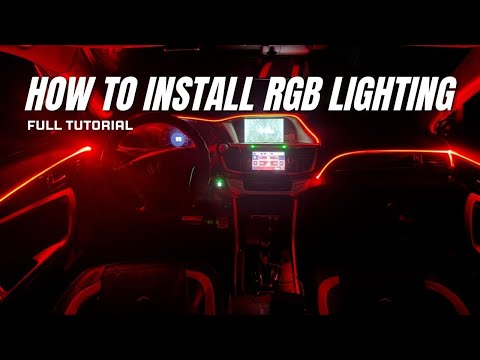 How to Install Ambient Lights on a 2013 Honda Accord | DIY Car Interior Lighting Upgrade