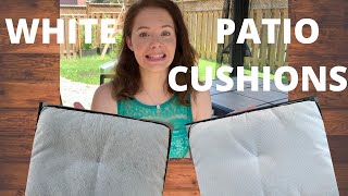 How To Clean Your White Patio Cushions | Spring Clean