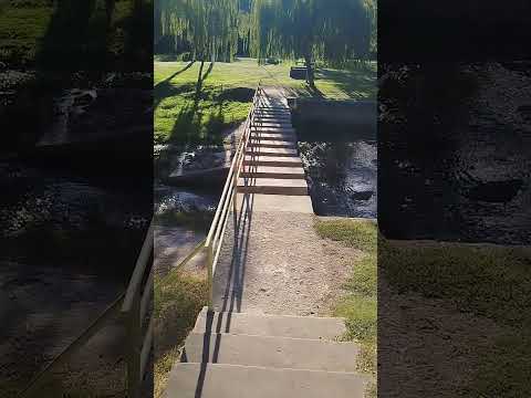 Poca agua en el complejo el Baden en el Volcán, San Luis, Argentina