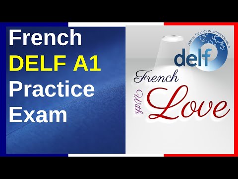 DELF A1 EXAM SAMPLE PAPERS with ANSWERS | FRENCH DELF A1 TEST: Listening, Reading, Writing, Speaking