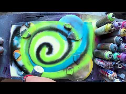 Birth of Star -SPRAY PAINT ART - by Skech