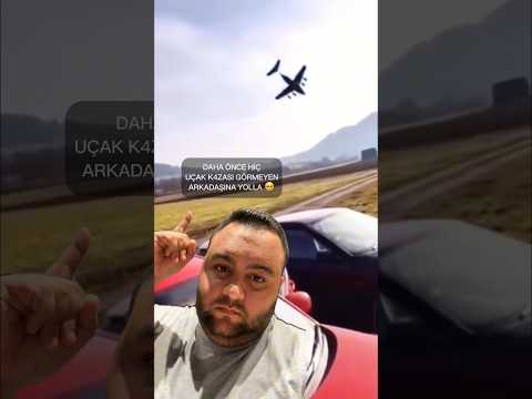 DAHA ÖNCE HİÇ UÇAK KAZ4SI GÖRDÜN MÜ? #shorts