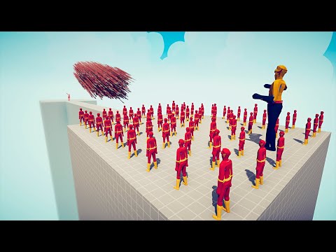 100x FLASH + GIANT ANTI FLASH vs EVERY GOD - Totally Accurate Battle Simulator | TABS