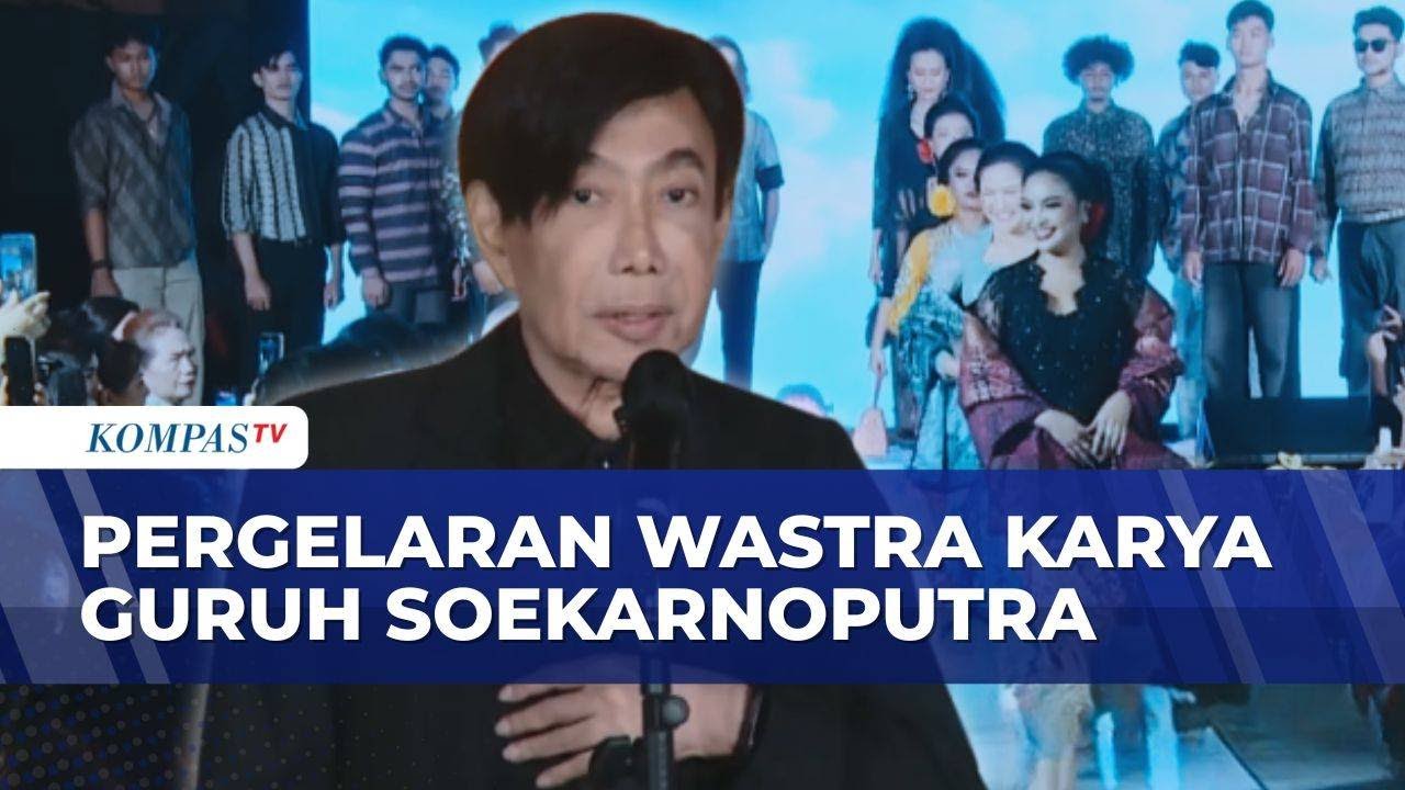 Meriah! Pagelaran Wastra Guruh Soekarnoputra Warnai Peringatan 100 Tahun Kowani & Hari Batik