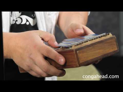 Samuel Torres performs on Kalimba