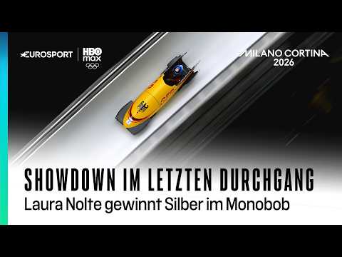 Hundertstel-Krimi um Gold! Nolte nur hauchzart geschlagen I Olympia 2026 I Monobob I Frauen