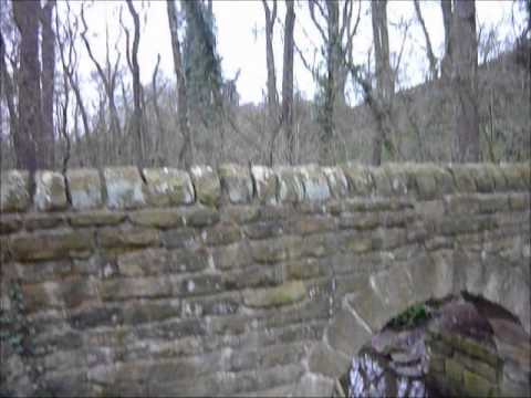 Old arched wall at Firsby Reservoir