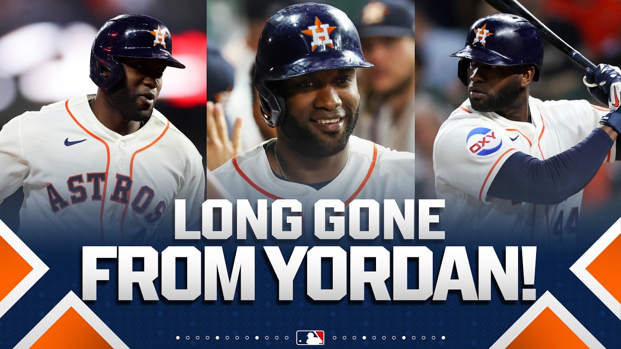 Yordan Alvarez's GO-AHEAD HOME RUN gives him the MLB HOME RUN LEAD!🚀💪 | MLB Highlights