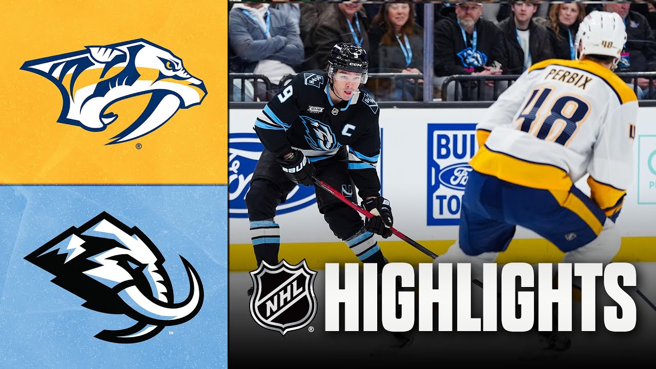 Predators vs. Mammoth | NHL Highlights | December 29, 2025