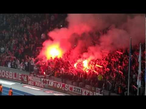 Hertha BSC - FC Bayern München Pyro 2