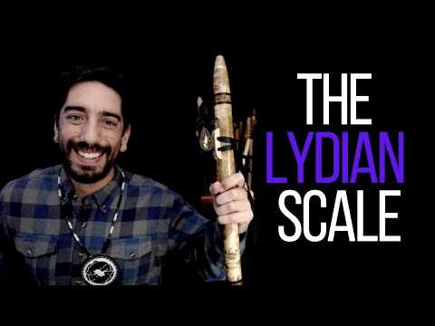 How to easily play the Lydian scale on the Native American Style Flute