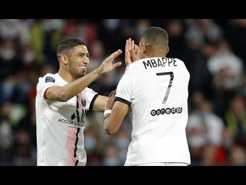 le doublé de hakimi achraf a conduit psg a la victoire contre metz 2-1