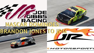 NASCAR: Dominoes Falling - Brandon Jones Leaving JGR &amp; Toyota for JRM &amp; Chevy in 2024