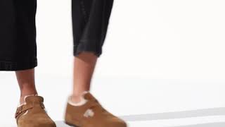 【36】BIRKENSTOCK ロンドン シアリング 23cm スエード 黒 London Shearling / ロンドンシアリング スエードレザー