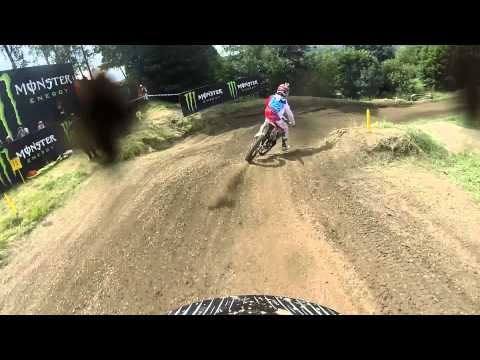 Go Pro: Josiah Natzke EMX125 Czeck Republic GP on board race 2