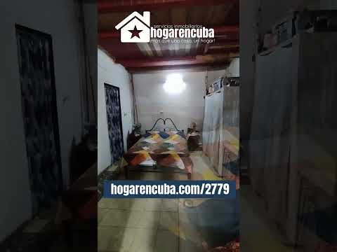 HEC2779: Casa en Cerro, La Habana — $9,200, amplia barbacoa y potencial para ampliar