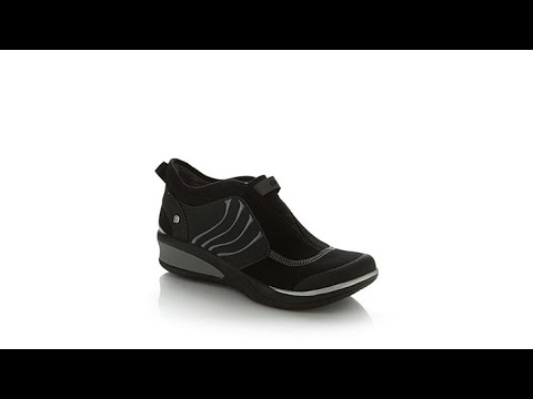 Bzees "Facet" SlipOn Wedge Athleisure Bootie