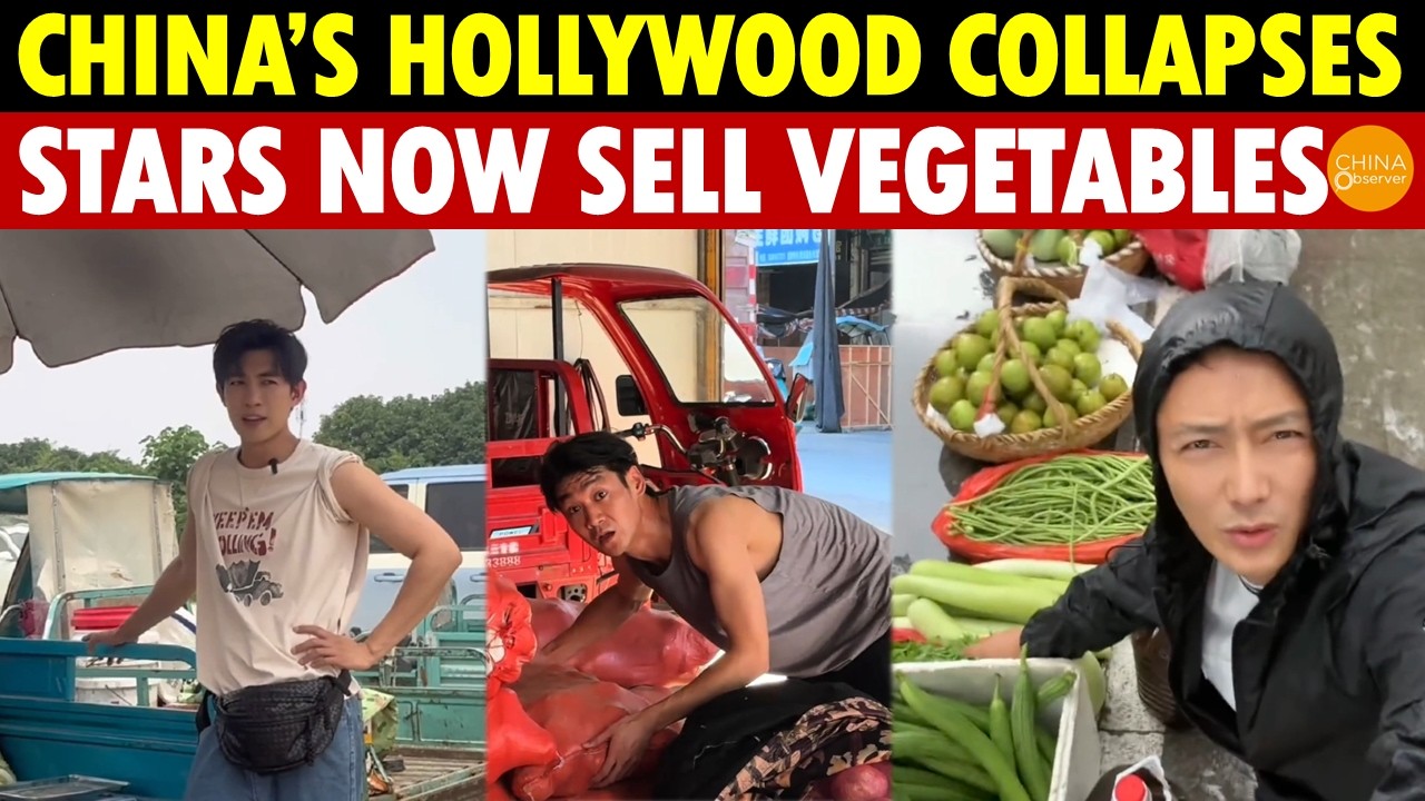China’s Star Crisis: No Real Actors Left? Jobless Celebrities Turn To Selling Vegetables