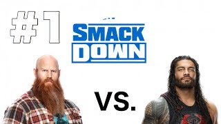WWE 2K20 Roman Reigns VS. Rowan