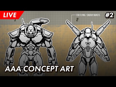 How to design a character for AAA Games - Part 2 // LIvestream 26.02.2025