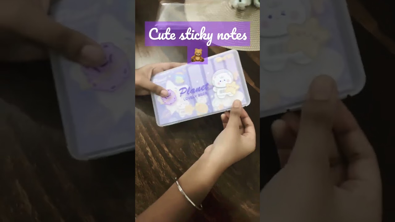 Cute sticky notes 🐼#amazon amazon #momma #subscribe #stickynotes #cute #diy