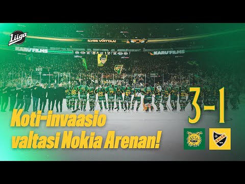 Fiilisvideo: Ilves-kannattajien koti-invaasio valtasi Nokia Arenan — Ilves kaatoi KalPan 3–1! 🙌🔥