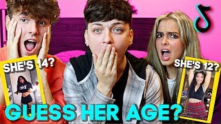GUESS HER AGE CHALLENGE! (Tik Tok Edition) Ft. Bryce Hall & Addison Rae