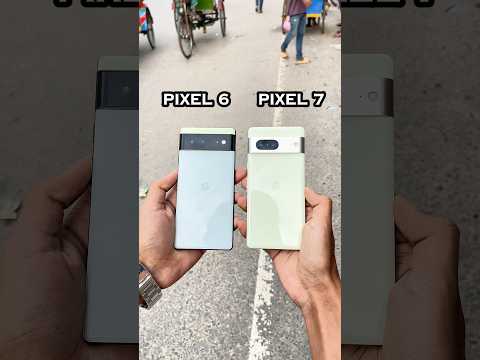 Google Pixel 6 vs. Google Pixel 7 || Kamera-Zoom-Test! #shorts