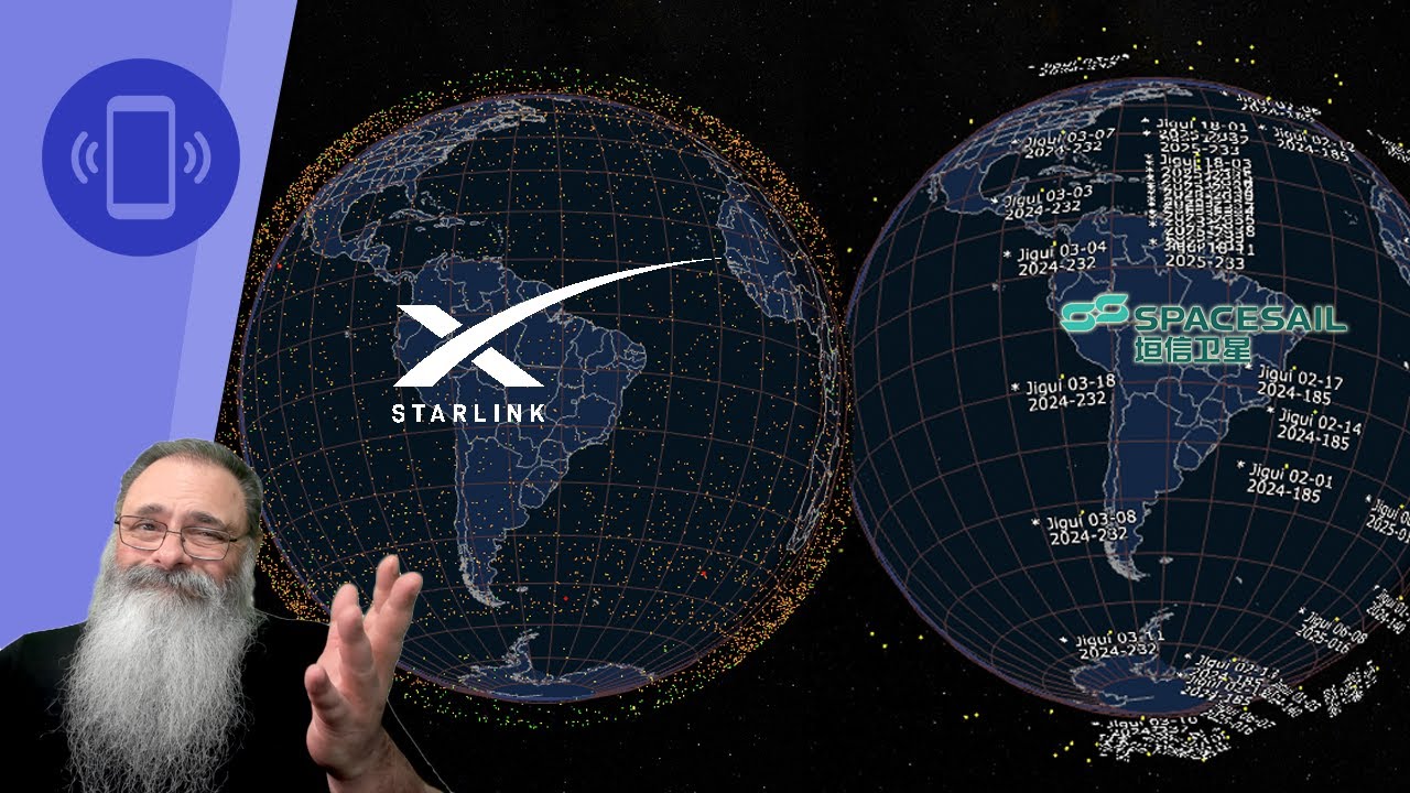 SPACESAIL, a &quot;STARLINK CHINESA&quot;, começa a OPERAR no BRASIL, mas AINDA ESTÁ MUITO ATRÁS da STARLINK
