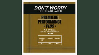 Don't Worry (Medium Key Performance Track)