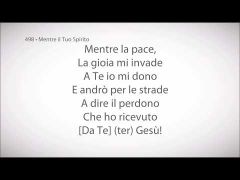 Mentre il Tuo Spirito