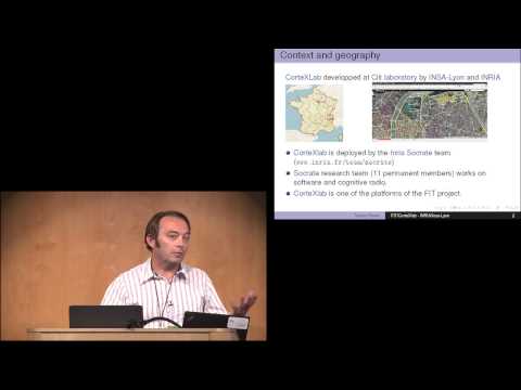 GRCon16 - Experimenting with Cognitive Radio Communication on CorteXlab, Tanguy Risset