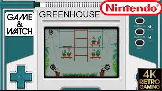 Green House Game & Watch 4k Gameplay