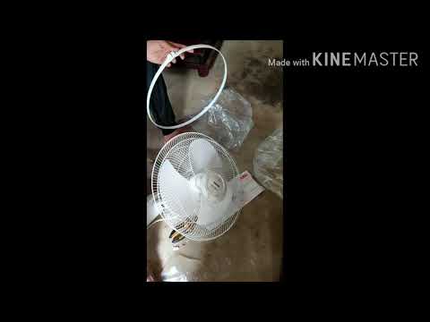 Assembleing a Wall fan less than Five minutes
