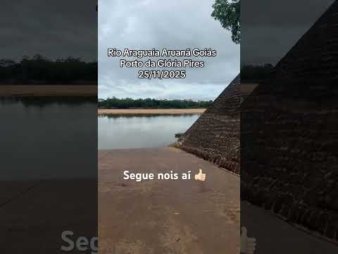 Rio Araguaia Aruanã Goiás porto da Glória Pires #rioaraguaia #shorts #gloriapires #aruana #pescaria