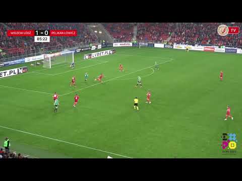 Widzew Łódź - Pelikan Łowicz 1:1 - Bramka Roberta Kowalczyka