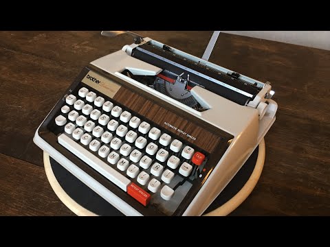 TypewriterMinutes-Typewriter Review: 1979 Brother Deluxe 1350