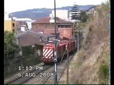 2xCP 1400 + 10 Carruagens Sorefame na Régua 06 Ago 2008