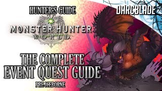 The Complete Event Quest Guide : MHW : All the Weapons, Armor & Layered Armor!