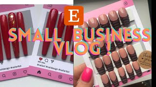 Etsy Press on Nail Business Vlog 🌸 Week in the life of an Etsy Seller 🌸
