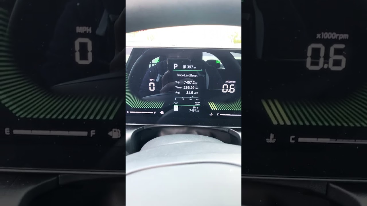 Final fuel economy stats on 2025 Kia K4 7457 miles 34.5 mpg