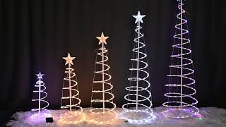 Yescom Lighted Spiral Christmas Tree