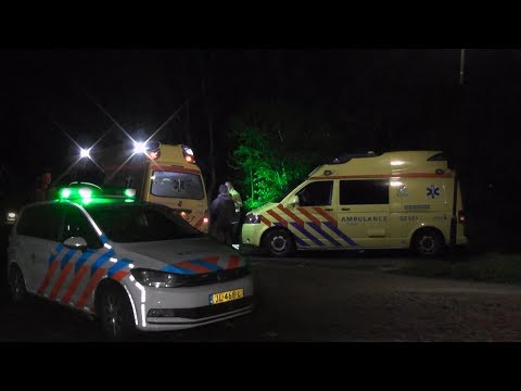 [11.11.2017] Dronken brommerbestuurder onderuit, traumahelikopter ingezet Mearswei Niawier