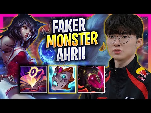 FAKER IS A MONSTER WITH AHRI! - T1 Faker Plays Ahri MID vs Irelia! | Season 2025